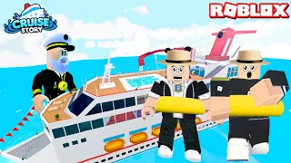 Canavarlı Gemiye Bindik!! Tatile Çıkıyoruz - Panda ile Roblox Cruise [Story]