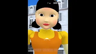 Squid game doll, miss t and granny play new game😂 #shorts | GNS ANAND