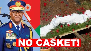 Watch Full Video how CDF Francis Ogolla was buried without a Casket in front of Ruto and Raila!