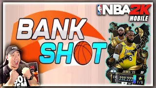 BANK SHOT FOR DUO LEBRON & AD!! NBA 2K MOBILE PACK OPENING!!