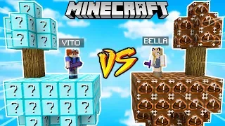 WYSPA LUCKY BLOCK PRO VS WYSPA LUCKY BLOCK NOOB (Minecaft Lucky Block Challenge) | Vito vs Bella