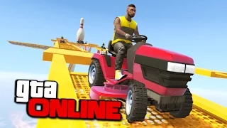 СУМАСШЕДШЕЕ ИСПЫТАНИЕ НА ГАЗОНОКОСИЛКАХ В GTA 5 ONLINE ( ГТА 5 ГОНКИ )