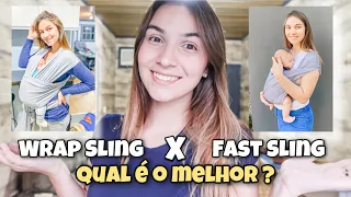 WRAP SLING E FAST SLING, COMO VESTIR CADA UM E QUAL ESCOLHER PARA O ENXOVAL