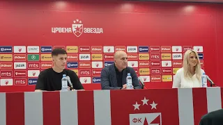 UŽIVO Predstavljanje novog pojačanja Crvene zvezde Luke Ilića