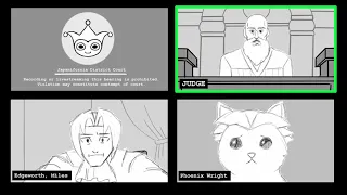 "I'm Not A Cat"  Ace Attorney Animatic