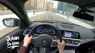 2021 BMW 330e xDRIVE TOURING PLUG-IN HYBRID 292HP POV TEST DRIVE