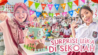 BUNDA KASIH LEIKA SURPRISE BIRTHDAY DI SEKOLAH 😍 TOMPEL USIL JADI BADUT DI PESTA ULANG TAHUN LEIKA