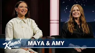 Amy Adams & Maya Rudolph on Obsession with Disney, Filming Disenchanted & Learning Irish Slang