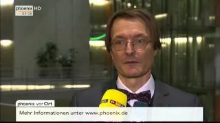 AG Gesundheit & Pflege: Statements von Spahn & Lauterbach am 06.11.2013