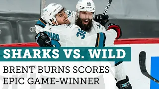 Sharks vs. Wild highlights: Brent Burns scores epic game-winner in 5-3 victory | NBC Sports CA