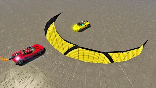 Flaming Rocket Race - quarter Fire Boost Hole - Red vs Yellow