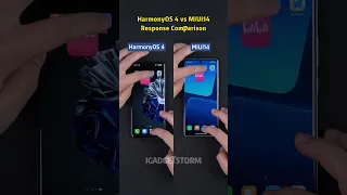 HarmonyOS 4 vs MIUI14 | Response Comparison