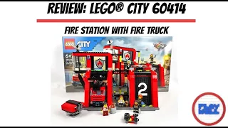 Review: LEGO® City 60414  Fire Station with Fire Truck (or a red military truck?) - In English