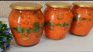 Самый ВКУСНЫЙ РЕЦЕПТ моркови! Готовлю ТОЛЬКО ТАК! Морковь По-Корейски. БЫСТРЫЙ и ПРОВЕРЕННЫЙ РЕЦЕПТ