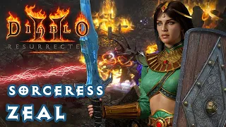 Diablo II Resurrected | Zeal Sorceress Cách Build