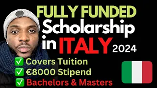 MOVE TO ITALY IN 2024 : AUTOMATIC SCHOLARSHIP