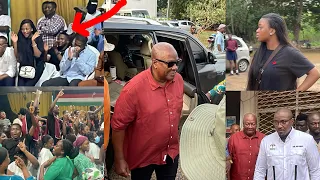 John Mahama forces his Darling daughter Farida to go out & campaign for him @ his tour in Accra