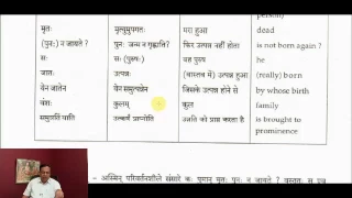 Sanskrit Class 505 - by Dr. Narasing Rao