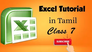 Excel Tutorial in Tamil-Class 7/Sort & filter /#filterinexcel/#sortinfilter/#customsortinfilter