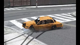 In traffic at a speed of 9999999, can the taxi take you to the navigation point? - GTA4