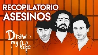 Los PEORES ASESINOS SERIALES: CHARLES MANSON, ED GEIN, LOCUSTA, TED BUNDY... | Draw My Life