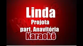 Linda - Projota part. Anavitória - Karaokê (Violão Cover)