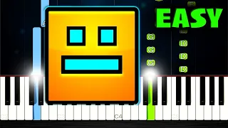 Geometry Dash - Stereo Madness - EASY Piano Tutorial