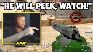 S1MPLE CAN PREDICT EVERY PEEK AFTER 17,000 HOURS! 720° AWP TRICKSHOT! CSGO Twitch Clips