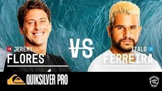 Can Jeremy Flores beat Italo Ferreira in Quiksilver Pro France?