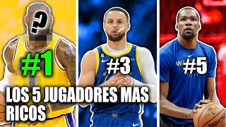 LOS 5 JUGADORES DE LA NBA MAS RICOS