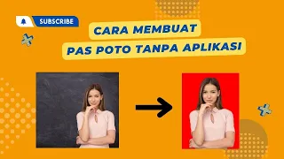 Cara Cepat membuat Pas Foto Tanpa Install Aplikasi