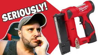 Milwaukee Tool just released all new M12 Pin Nailer and I'm AGRAVATED ABOUT IT! (Here Is Why)