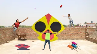 Kite Fight Challenges | Star Kite Vs Man Kite | Kites