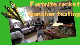 Fortnite rocket launcher nerf gun unboxing