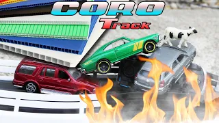 3D Printed Corrugated Track | Diecast Racing!