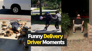 Extremely Funny Delivery Driver Moments 😂