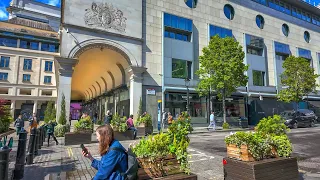 London Walk through busy West End from Oxford Street to Covent Garden · 4K HDR