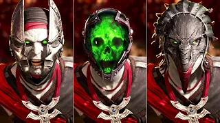 Ermac ALL MASKS Gear Showcase - Mortal Kombat 1