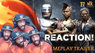 REACTION! - Mortal Kombat 11: Aftermath - Official Gameplay Trailer - ROBOCOP, SHEEVA, FUJIN