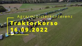 Traktorkorso zur Agrarministerkonferenz 16.09.2022, Quedlinburg