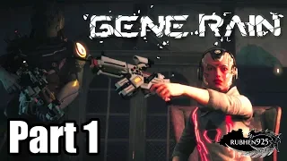 GENE RAIN Gameplay Walkthrough Part 1 - Indie Gears of..... What? | Also Gene Rain PS4 Giveaway!