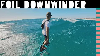 Prone Foil Downwinding 🥳 - from City Beach to Sorrento, Perth Australia (Signature Albatross 210)