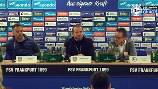 Pressekonferenz nach dem Auswärtsspiel gegen FSV Frankfurt (1:2)