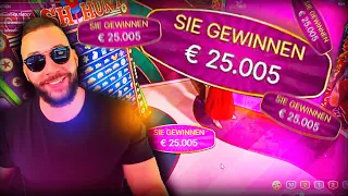 Streamer Ultra win +25 000€ on Crazy Time - TOP 5 Mega wins of the week