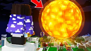 EU CRIEI UM SOL DE VERDADE NO MINECRAFT *muito perigoso* - StonksCraft 2