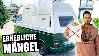 WARUM mein VW BUS keine PLAKETTE bekommen hat (erhebliche Mängel)