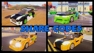 LEGO 2K Drive Share Codes Part 1