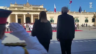 Mattarella incontra il Presidente della Repubblica di Malta