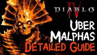 Uber Malphas (Echo of Malphas) Full Run & Detailed Guide - Unique Turning Stone Farm - DIablo 4