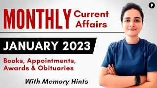January 2023 Monthly Current Affairs | Appointments, Books, Awards, Obituary